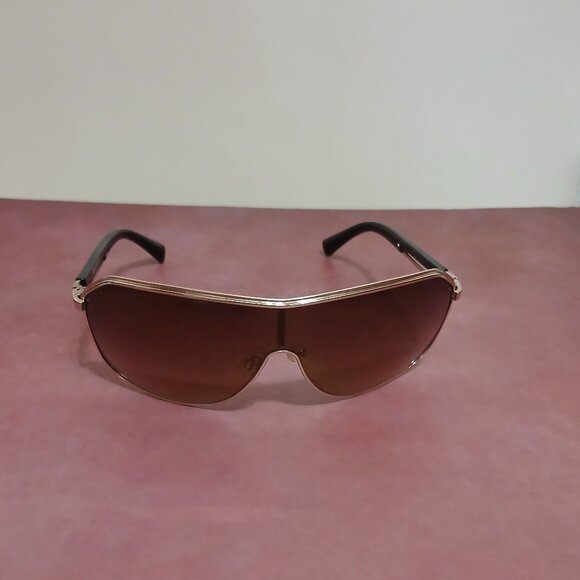 Southpole 5012sp Men's Uv Protective Rectangular Metal Shield Sunglasses - Picture 1 of 8